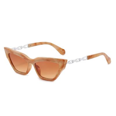 China Fashion Sunglasses Wholesale New Arrive 2021 Small Cat Eye Sunglasses Young Ladies for sale