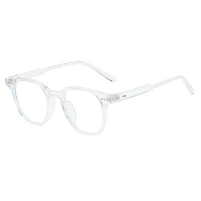 China Fashion Cheap Wholesale Vintage Optical Frame Brand Designer Anti Blue Light Glass Transparent River for sale