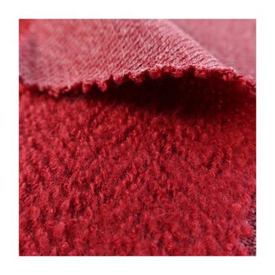 China Breathable Knitted Fabric Garments Material Clothes Chinese 93%polyester 7%cotton Knitted Fabric Brushed/Sanding/Velvet Knitting for sale