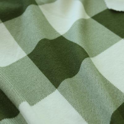 China QUICK DRY Grid Plaid Lattice Brush Fabric Spring Fashion Printed Fabric For Germents 95%Polyester 5%Spandex Printing Knitted Custom Fabric for sale