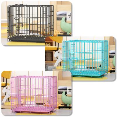 China Wholesale Breathable Hot Sale Cheap Metal Stainless Steel Foldable Dog Cage Kennel High Quality Multiple Sizes for sale