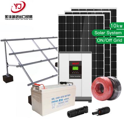 China 10000w 10kw home solar panel system made in china with cheap house price for sale