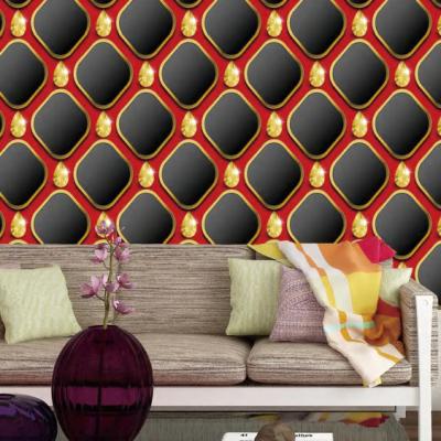 China 2021 Modern Cheap Price Wallpaper 0.53m Width 3D PVC Wallpaper for sale