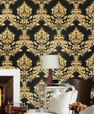 China 2021 Guangzhou Rich Color Home Decoration Classic Traditional Vinyl Wallpaper for sale