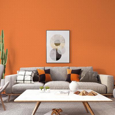 China 2021 Canton Orange Wallpaper Modern Designs Beautiful Modern Plain Colors for sale