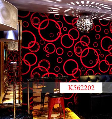 China Canton modern modern circle designs 2020 shinning pvc wallpapers for sale