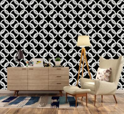 China Modern Interior Design Vinyl 3d Wallpaper For Home Decoration for sale