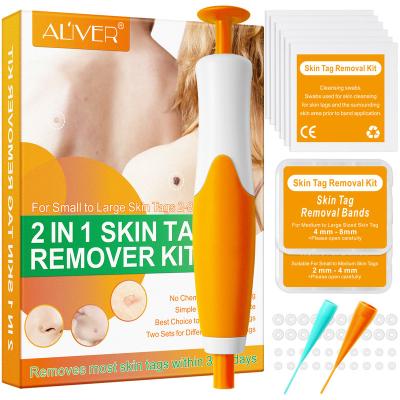 China ALIVER Face Lift Skin Tag Painless Automatic Removal Safe Tools Kit with Micro to Large Repair Treatment Smooth 2-8mm Skin Warts Remover Pen for sale