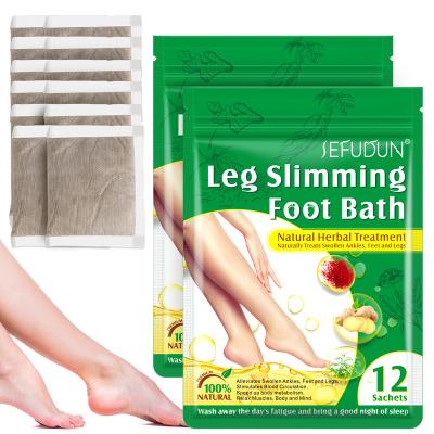 China 100% SEFUDUN OEM Natural Herbal Foot Body Foot Bath Soothing Soothing Disposable Portable Herbs, Leg Slimming Foot Bath Bag for sale