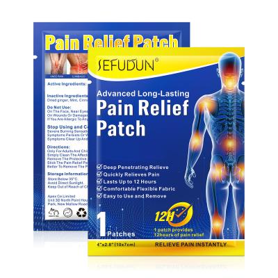 China SEFUDUN Body Health Care Quickly Relieve Easy Use Remove 12 Hours Lasting Relief Back Patch Joint Pain Muscle for sale