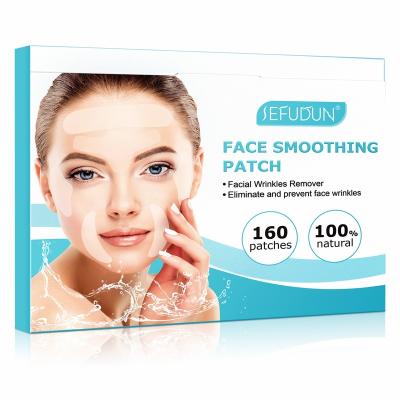 China Face Forehead Neck Wrinkle Removal SEFUDUN 160 Patches Eliminate Wholesale Prevent Wrinkle Remove Smoothing Anti - Wrinkle Face Stickers for sale