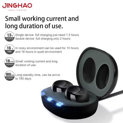 China Best Selling Good ITE Low Cost Sound Quality Rechargeable Binaural Hearing Aid for Deaf JH-A39 for sale