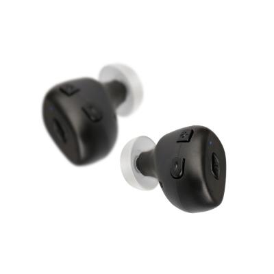 China Blue Tws OTC In-Ear Hearing Aid 5.0 Tooth Cic Rechargeable Hearing Aid Manufacturer for sale