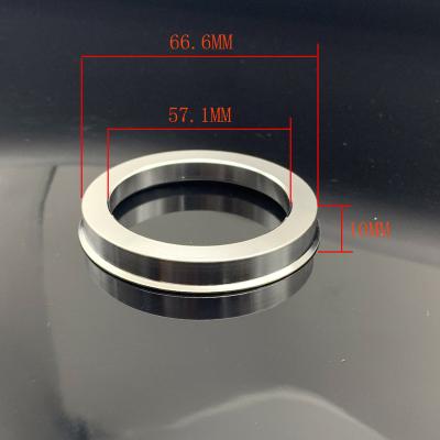 China Alloy Rim Car Wheel Bore Center Collar Hub Center Rings Wheel Hub Rings 66.6-57.1 Aluminum Alloy 74.1-72.6 for sale