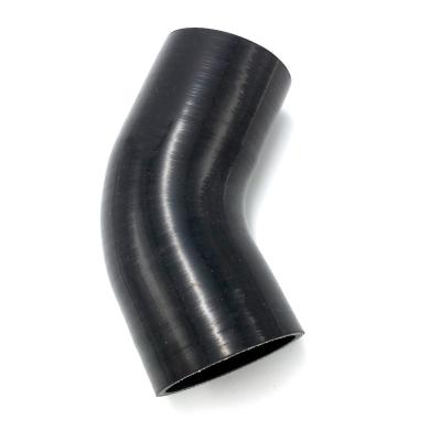 China Engine Cooling System 63MM Silicone Piping Hose Connector Intercooler Turbo Intake Hose Coupler Hose 45 Degree for sale