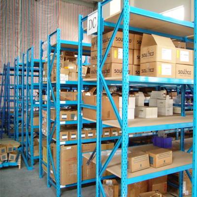 China Corrosion Protection Industrial Warehouse Fit Steel Light Shelves Multilayer Large Span Shelves Boltless Garage Shelves for sale