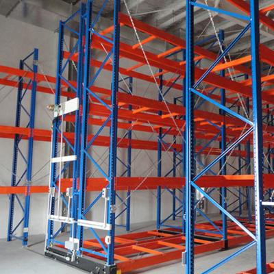 China Anti-Corrosion Protection Manufacturer Outlet Automatic Warehouse Racking Systems Rack Storage Rack Electric Mobile Base for sale