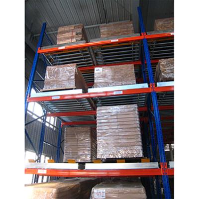 China High Storage Capacity CE Certificate Pass Through Stretching And Picking Roller Pass Through Racking System for sale