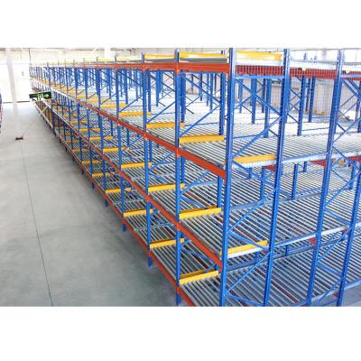 China High Quality Heavy Duty Corrosion Protection Gravity Pallet Stretching Roller Pallet Rack For Sale for sale