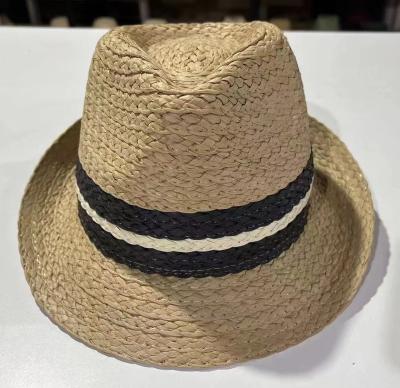 China Wide Brim Straw Hat with Ribbon Detail for Sun Protection for sale