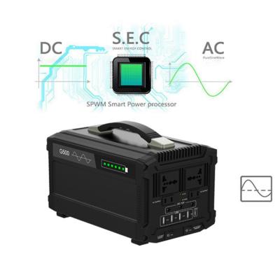 China Fans Power Portable Backup Charging Banks 300w 500w Generator 110v 220v QC3.0 Rechargeable Battery Power Station for sale