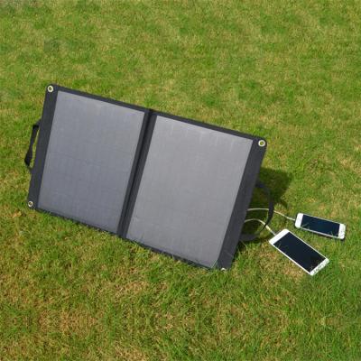 China The Most Efficient Outdoor Smartphone Laptop Folding Foldable Solar Panel Charger 24 Volt Folding Solar Panel Powerology for sale