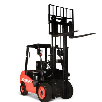 China Brand new restaurant Everlift diesel/lpg/gas forklift 2ton 3ton 3.5ton 5ton 3M-6m toyota style forklift max diesel for sale