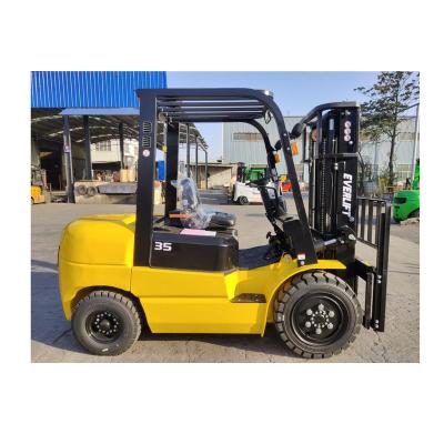 China Restaurant China supplier forklift 2T-3.5T diesel diesel forklifts 3M-6m with solid tire sider clutch triple mast for sale