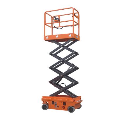 China Restaurant Electric Self Profelled Scissor Work Platform Aerial Work Platform Scissor Lift FSJY0810 10m 12M 14M for sale