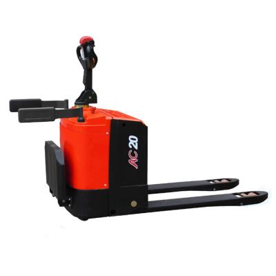 China Restaurant ELEP-20E Economic Type Electric Pedestrian / 2T 2000KG 4410LB Pallet Truck Ride On Type for sale