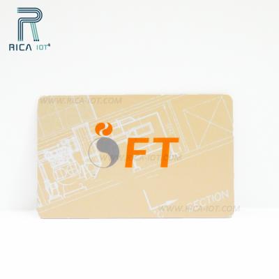 China Waterproof / ISO14443A 13.56Mhz Waterproof Contactless Plastic NFC PVC Card for sale