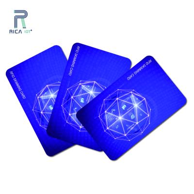 China Good Quality Waterproof/Waterproof RFID Blocking Card 4 Color Printing for sale