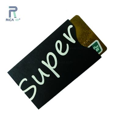 China Waterproof / Waterproof RFID Blocking Sleeve For Credit And Bank Card for sale