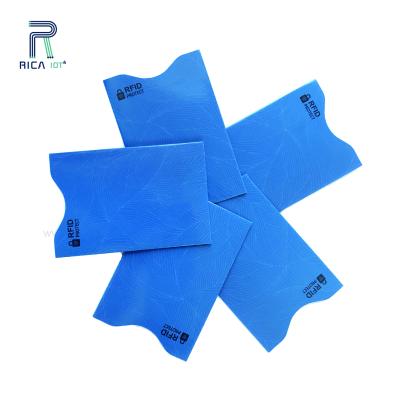 China Waterproof / Waterproof Custom Printing RFID Blocking Sleeve For Credit Card Protector for sale