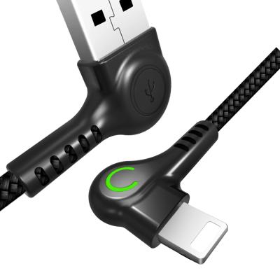 China Fast Charging Speed ​​Behenda 90 Degree Micro USB Data Cable Game Fast Charging Micro Usb Cable For iPhone for sale