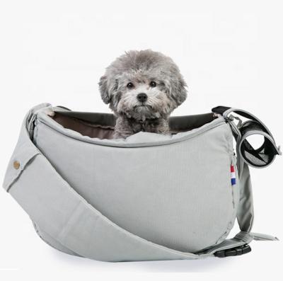 China Pet Breathable Puppy Outdoor Travel Bag Cat Carrier Sling Hands Free Tote Reversible For Small Dog for sale