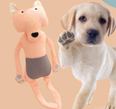 China Dog Viable Squeaky Toys Cute Plush Pet Toys Stuffed Puppy Chew Toys For Small Medium Dog Puppy Pets for sale