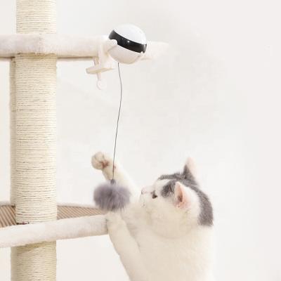 China Cat Hanging Ball Pet Toys Rotating Rolling Balls Pet Balls Interactive Automatic Educational Self-sustainable Toy for Dog and Cat Toys for sale