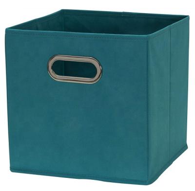 China Household Viable Essentials Collapsible Fabric Storage Bins , Six Folding Cubbie Storage Baskets for sale