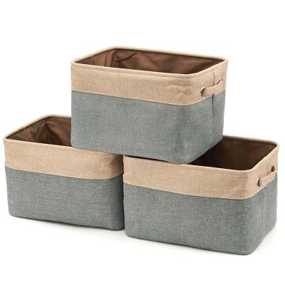 China Viable collapsible storage box, household items fabric storage box for sale