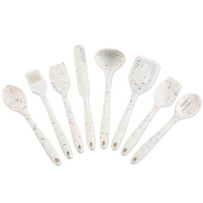 China Viable mini silicone utensil, silicone utensil with speckled candy for sale