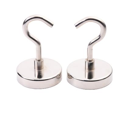 China High-performance industrial magnet professional production of strong neodymium magnet hangs D75 to pull force 500LBS for sale