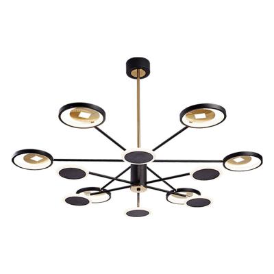 China Modern simple living room nordic candinavian lamps style chandelier web celebrity lighting large for sale