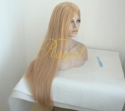 China Kosher Wave 100% Virgin Mongolian Jewish Hair Silky Straight Wigs for sale