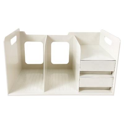 China Boon Stand Simple Multifunction Desktop Mess Organizer Stationery Storage Box Desktop Drawer Bookens Storage and Shelf Type for sale