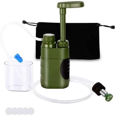 China Survival Water Filter Purifier Filtration System Easy Carry Portable Outdoor Travel Increasing Camping for sale