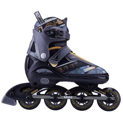 China Professional Authentic PP Roller Skates , Stripes , Kids Roller Skates Adult Straight Wheels for sale