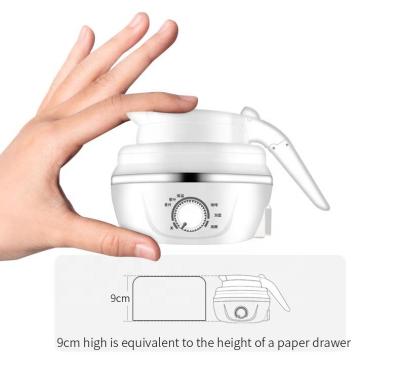 China CE RoHS Certificate Household Portable High Quality Travel Mini Silicone Foldable Electric Folding Electric Kettle for sale