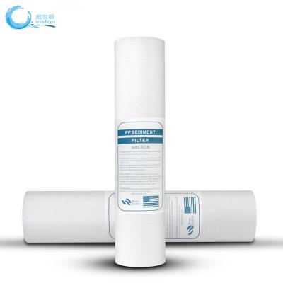 China Water Filter PP Deposit Filter Cartridge With 5 Micron 10 Inch for sale