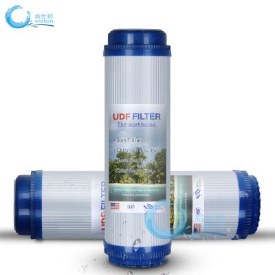 China Water Filter 10 Inch Activated Carbon Filter UDF CTO Cartridge for sale